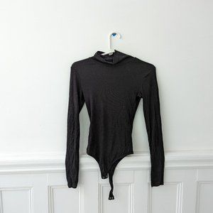 EVERLANE Black Turtleneck Bodysuit